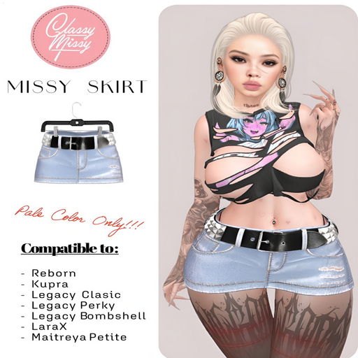 Classy Missy - Skirt  Missy // Pale