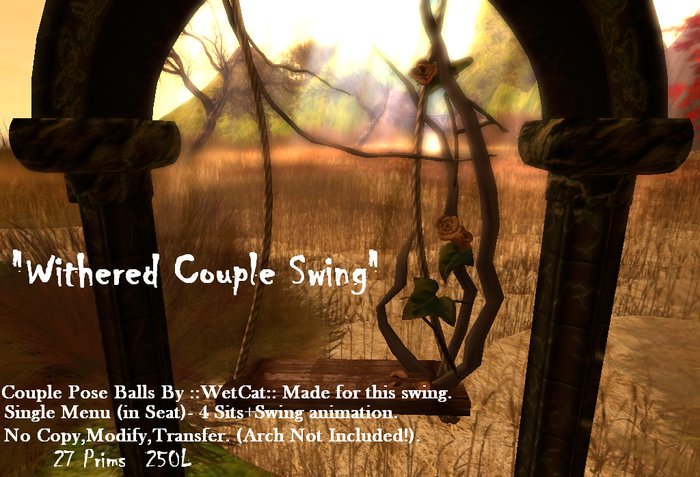 Withered Couple Swing -``'*Romantic Swings By Rie*'``