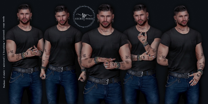 Secret Poses - Nathan - Fatpack add