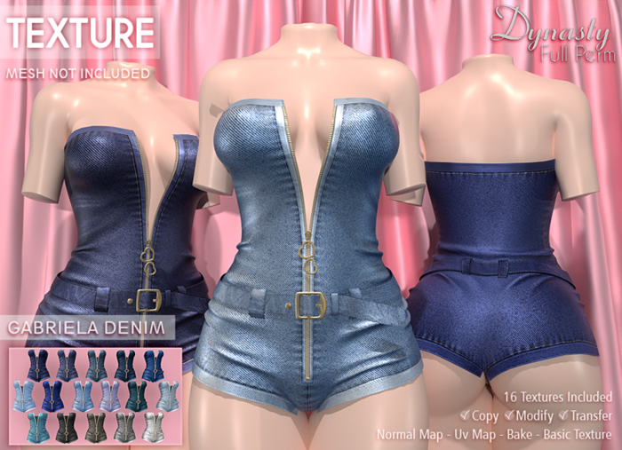 Dynasty TEXTURE - Gabriela DENIM