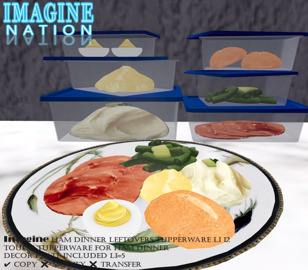 Imagine Ham Dinner leftovers