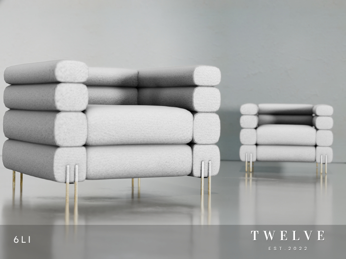 TWELVE - Eniola Armchair - White