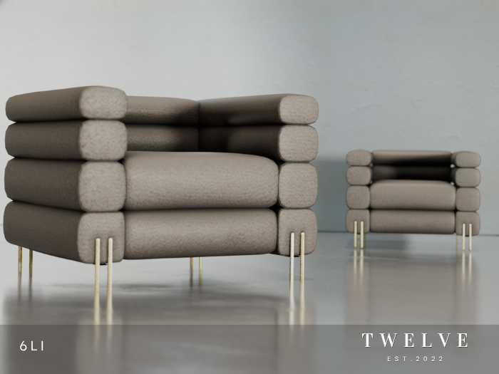 TWELVE - Eniola Armchair - Mudd