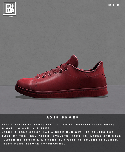 [BB] Axis Shoes - Red