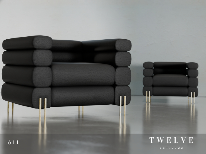 TWELVE - Eniola Armchair - Black
