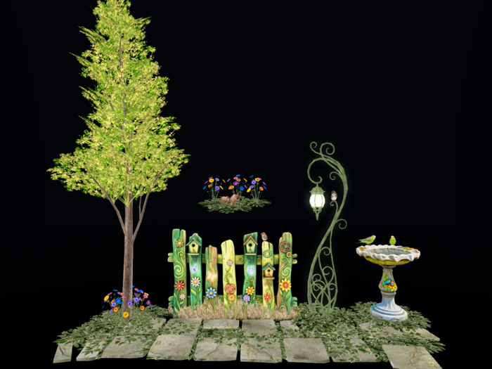 MC Springtime Happy Little Fence Set 
