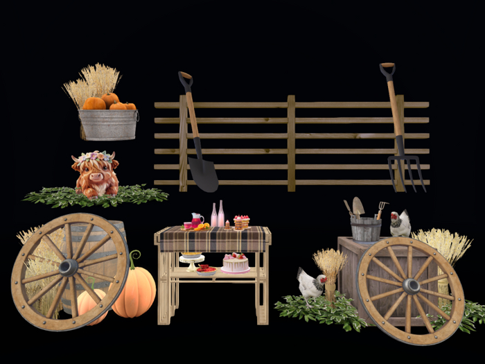 MC Spring Outdoor Country Garden Set
