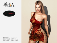 LA-Unpack Clara Dress   Red