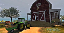 Farm-Old Red Barn-95LI 67w/out animated animals-tractor 25LI