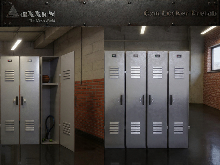Gym Locker Prefab PG