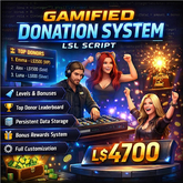 Gamified Donation System LSL Script (Full Perm) – Smart Tip Jar, Leaderboard, Levels, Bonus Rewards System