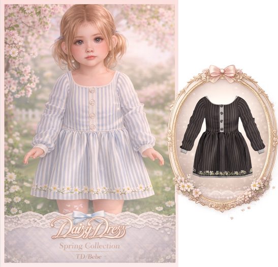 {Dollheart} Daisy Dress - Black