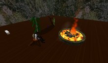 cuddl log and fire pit