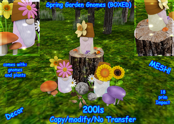 Spring Garden Gnomes (BOXED)