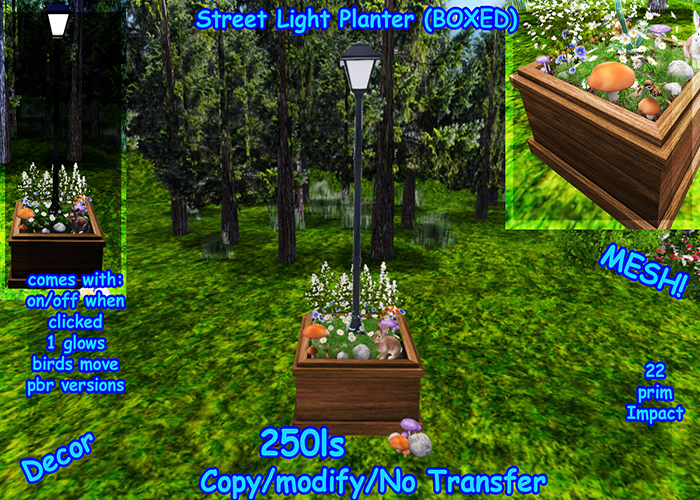 Street Light Planter (BOXED)