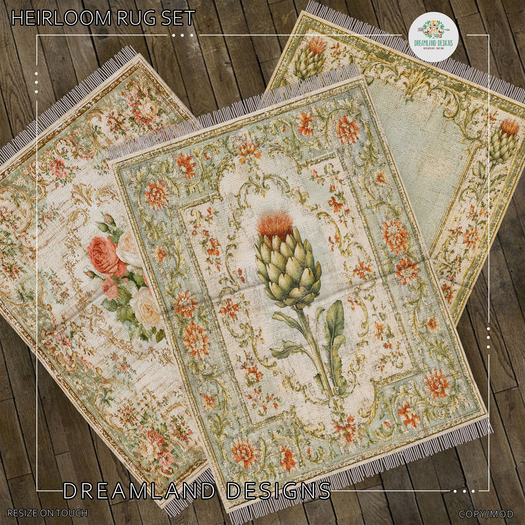 DD Heirloom Rug Set