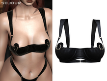 SOJOUR - Sarma underbust bra - black