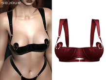 SOJOUR - Sarma underbust bra - scarlet