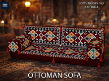 Steamy's PBR Ottoman Sofa - 6LI