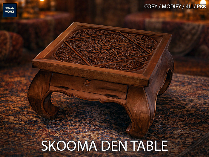 Steamy's PBR Skooma Den Table - 4LI