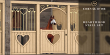 Cheval D'or / Decor / Heartwood Stall Set [HUD]