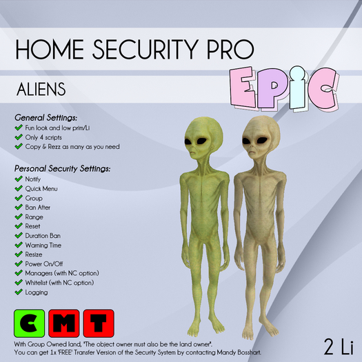 [EPIC Security] Aliens (ADD ME)