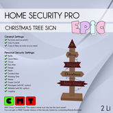 [EPIC Security] Christmas Tree Sign (ADD ME)