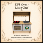 DFS Oven - Little Chef - ACTUAL ITEM