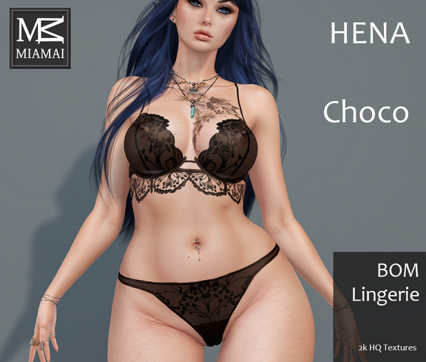 Miamai_Hena Lingerie BOM Choco