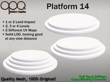 Full Perm 1 or 2 LI Round Platforms - OPQ Platform 14