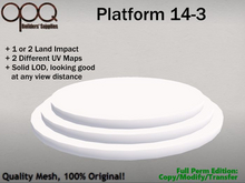 Full Perm 1 or 2 LI Round Platform - OPQ Platform 14-3