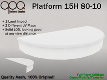 Full Perm 1LI Semicircular Platform - OPQ Platform 15H 80-10