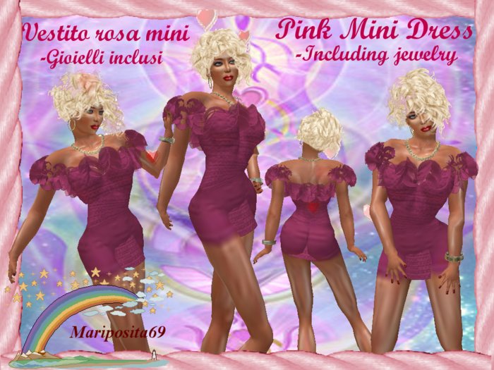 Pink Mini Dress