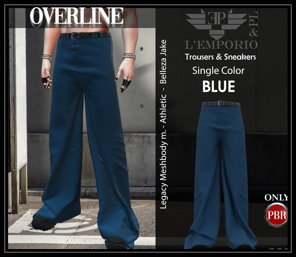 L'Emporio&PL ::*Overline*::Trousers&Sneakers [BLUE]