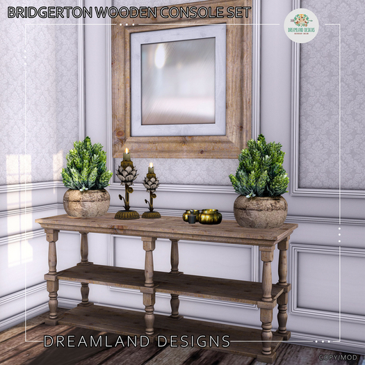 DD Bridgerton Console Table Set