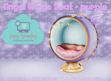 Angel Wings Seat - purple