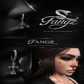 Fangz - Chrome Nose Ring - FATPACK