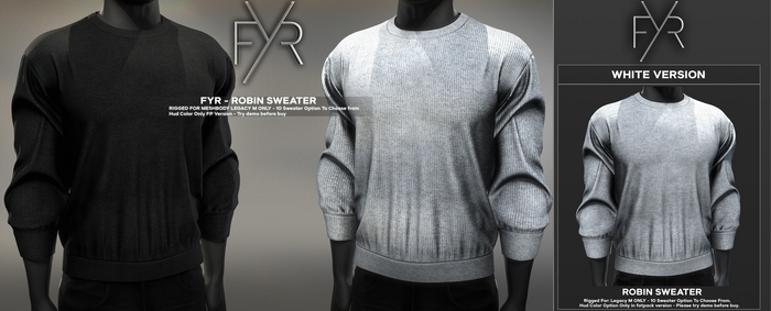 FYR - Robin Sweater White