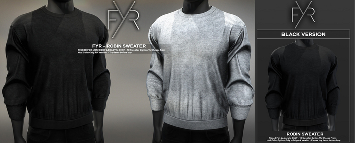 FYR - Robin Sweater Black