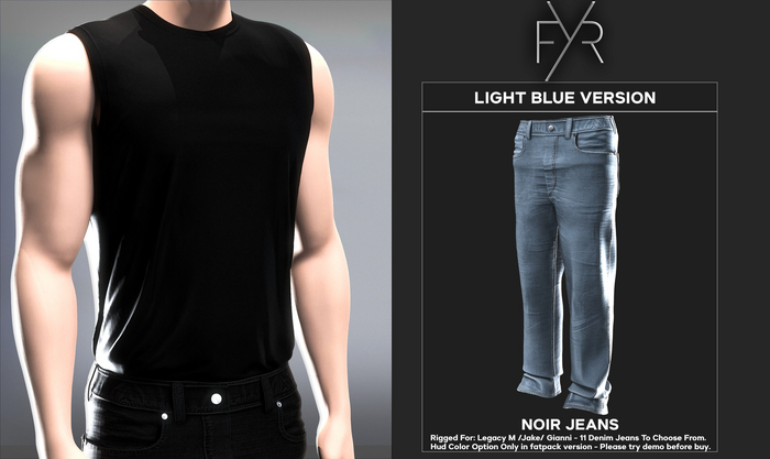 FYR - Noir Denim Light Blue