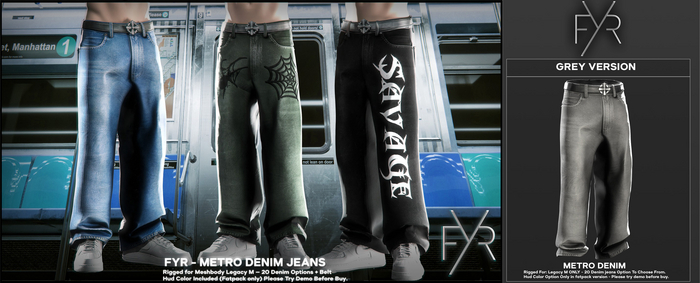FYR - Metro Denim - Light Grey