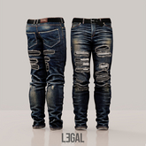 Legal Insanity - James dirty ripped denims