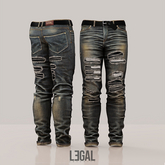 Legal Insanity - James old ripped denims