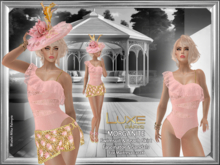 LUXE Paris MORGANITE Womens Swimsuit Ensemble