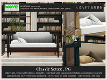 KraftWork Classic Settee PG | Settee Sofa