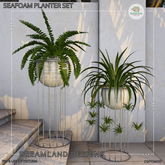 DD Seafoam Planters