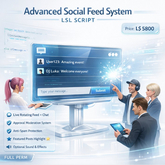 Advanced Social Feed System LSL Script – Live Message Board, Moderation Queue, Anti-Spam, Featured Posts 