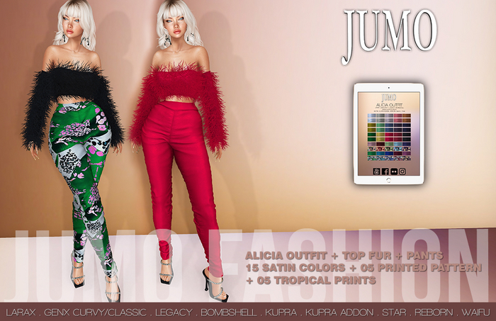 JUMO - ALICIA Outfit - LaraX GenXs Leg Bomb Kup Reb Wa - ADD Me
