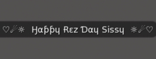 :: MG ::  Happy Rez Day Sissy - Gesture (with Sound)