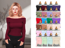 -Sorumin- Off-shoulder TOP -FATPACK-